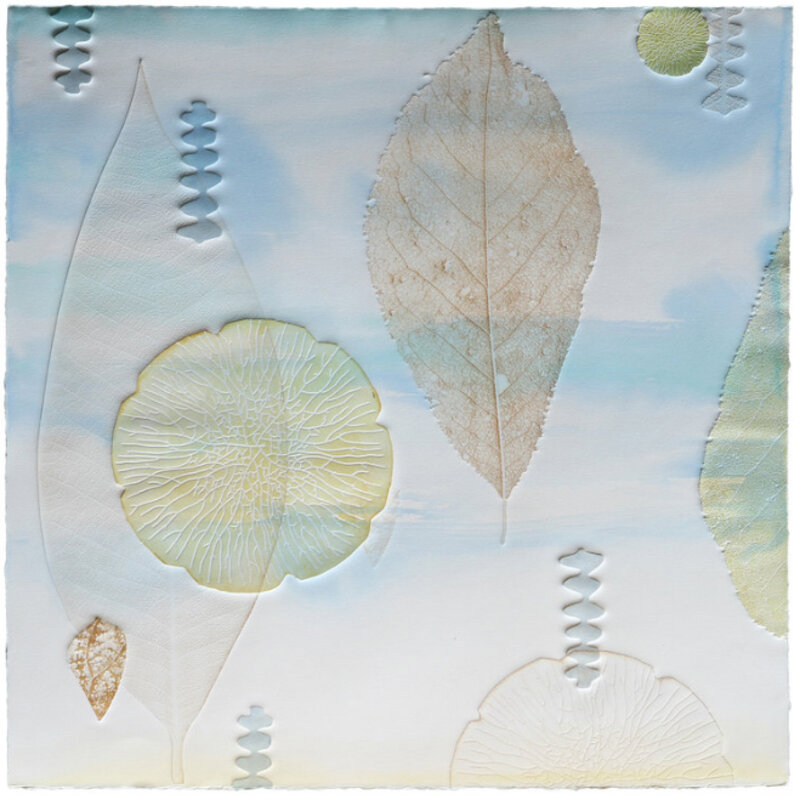 Katherine Warinner, ‘Leaves 4’, 2019, Print, Relief monotype, Kala Art Institute