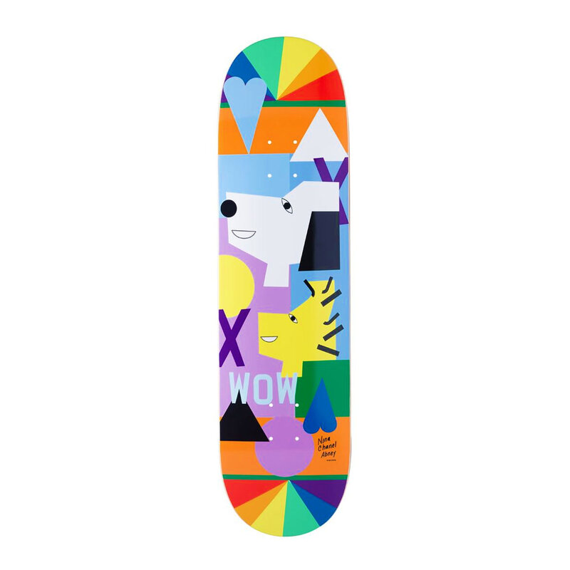 Nina Chanel Abney, ‘HUF Skateboard Deck’, 2018, Print, Screen print on seven ply Canadian maple skate deck, Oliver Clatworthy