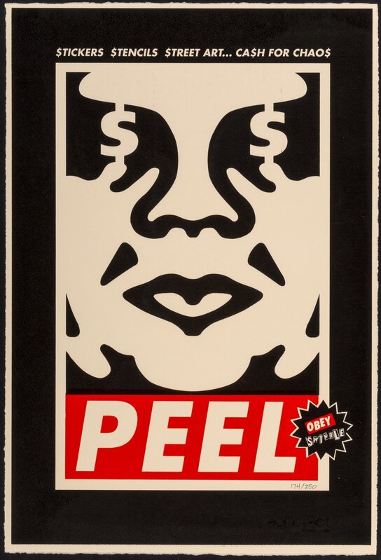 Shepard Fairey, ‘Peel and Sticker Kit (two works)’, 2007/2009, Other, Offset lithograph and screenprint in colors on paper, Heritage Auctions