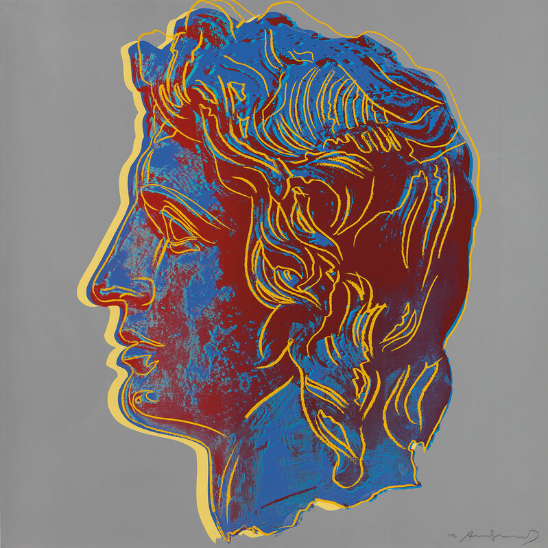 Andy Warhol, ‘Alexander the Great’, 1982, Print, Unique screenprint in colors, on Lenox Museum Board, the full sheet., Phillips