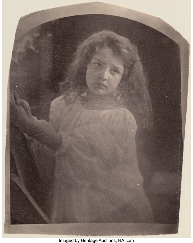 Julia Margaret Cameron, ‘Retrato De Crinca (Child In White Dress)’, Late 19th centruy, Photography, Albumen print, Heritage Auctions