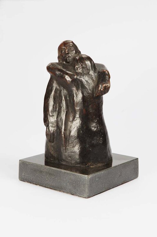 Käthe Kollwitz, ‘"Der Abschied"’, 1940-1941, Sculpture, Bronze, granite, Art 1900 