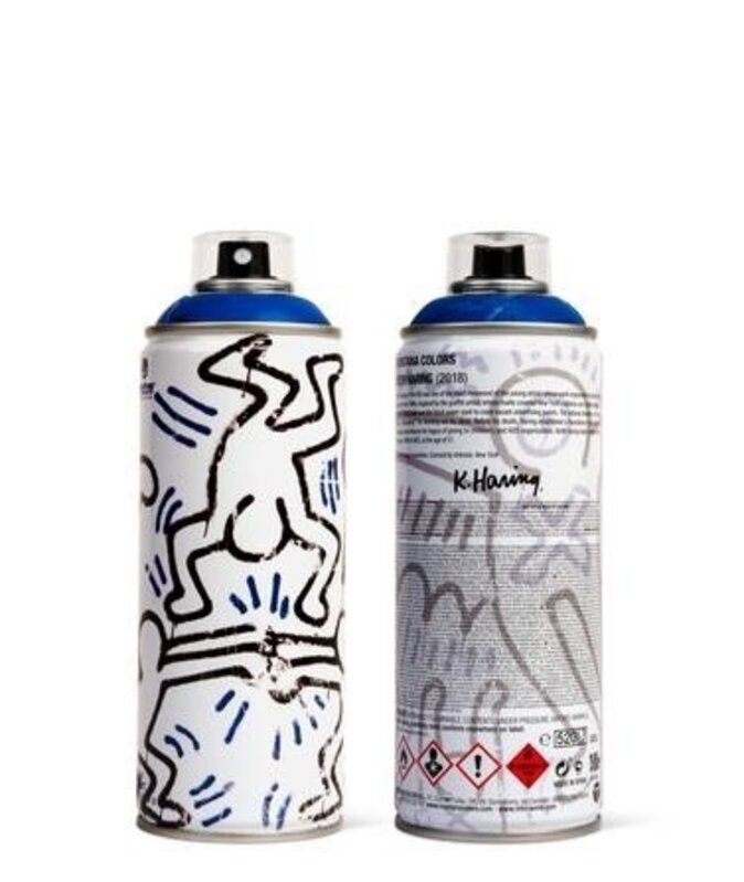 Keith Haring, ‘Keith Haring Limited Edition Spray Can Blue Edition Pop Street Art Contemporary ’, 2018, Sculpture, Spray Can With Screen Printed Colors, New Union Gallery