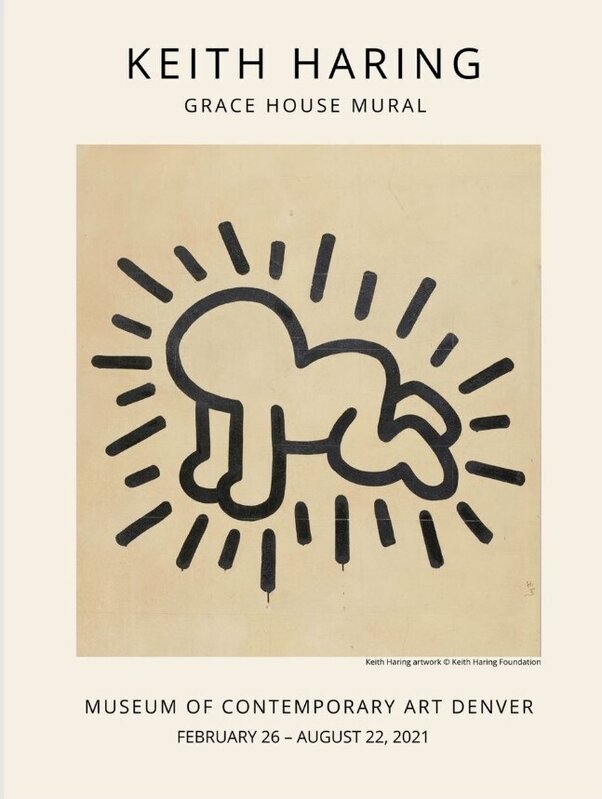 Keith Haring, ‘Grace House Mural’, 2021, Posters, MCA Denver Exhibition Poster Paper, Huh Gallery