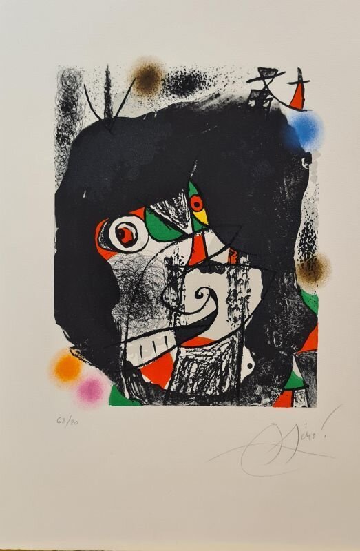 Joan Miró, ‘Les révolutions scéniques du XXe siècle ’, 1975, Print, Lithograph on paper, Le Coin des Arts