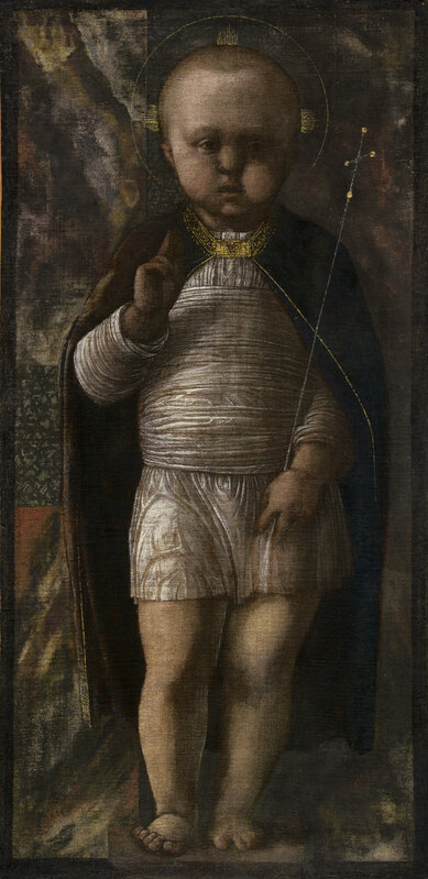 Andrea Mantegna, ‘The Infant Savior’, ca. 1460, Painting, Tempera on canvas, National Gallery of Art, Washington, D.C.