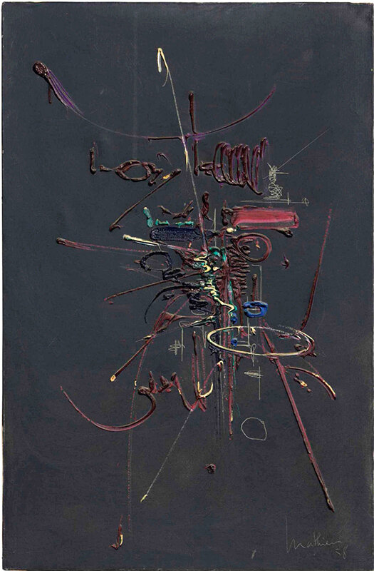 Georges Mathieu, ‘Dyana’, 1958, Painting, Oil on canvas, Opera Gallery
