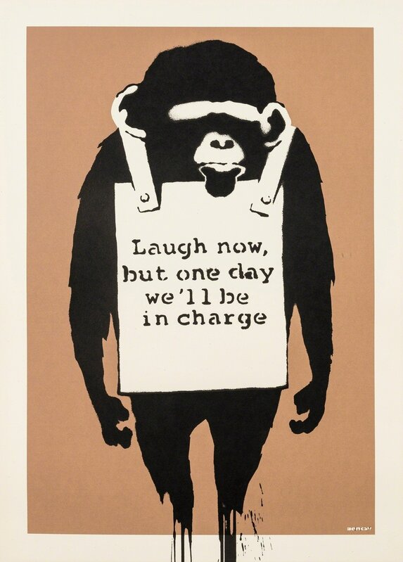 Banksy, ‘Laugh Now’, 2004, Print, Screenprint in colours, Forum Auctions