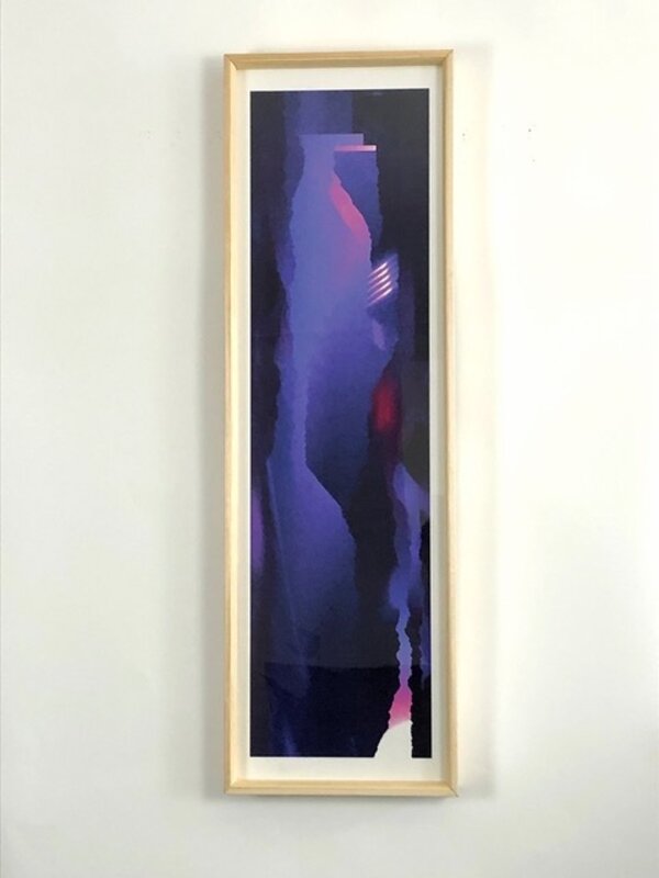 Simon Colley, ‘Angles of Violet, (Edition of 9)’, 2019, Print, Giclee transparency prints suspended over archival paper in custom artist frames, Walter Wickiser Gallery