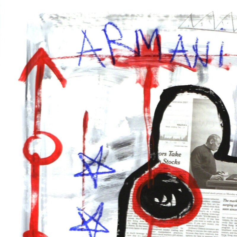 Gary John, ‘Armani Suit’, 2015, Painting, Acrylic, Mixed Media on Board, Artspace Warehouse