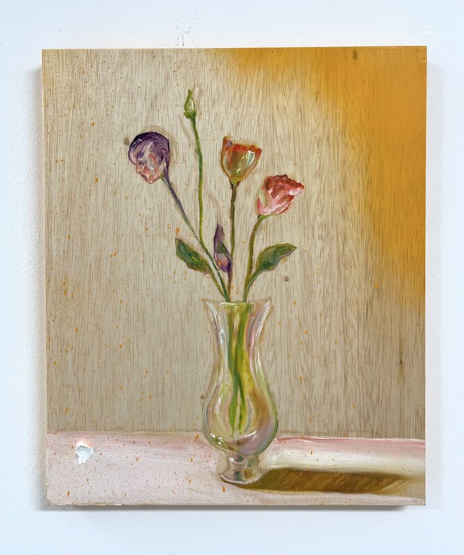 Won Mi Seo, ‘Vase-S4	’, 2022, Painting, Oil and spray on pannel, Laheen Gallery