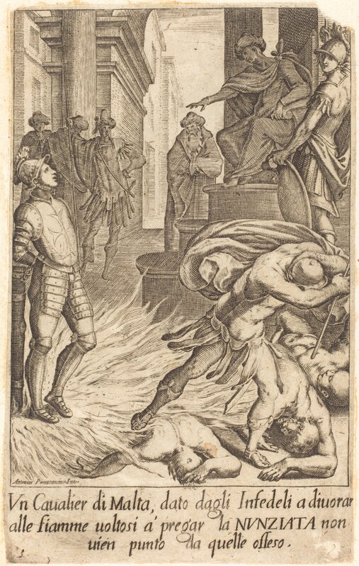 Jacques Callot after Antonio Circignani, ‘Knight of Malta’, 1619, Print, Engraving, National Gallery of Art, Washington, D.C.