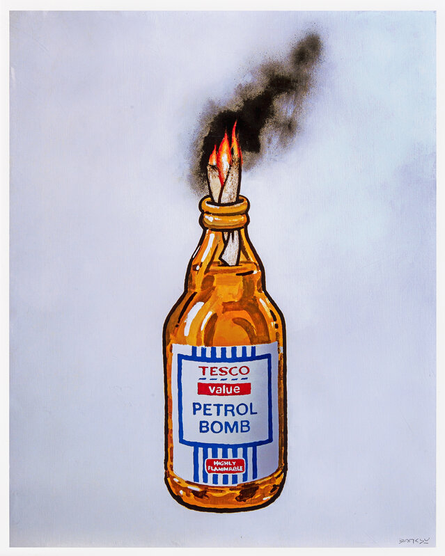 Banksy, ‘Tesco Value Petrol Bomb’, 2011, Ephemera or Merchandise, Offset lithograph in colours on smooth wove paper, Tate Ward Auctions