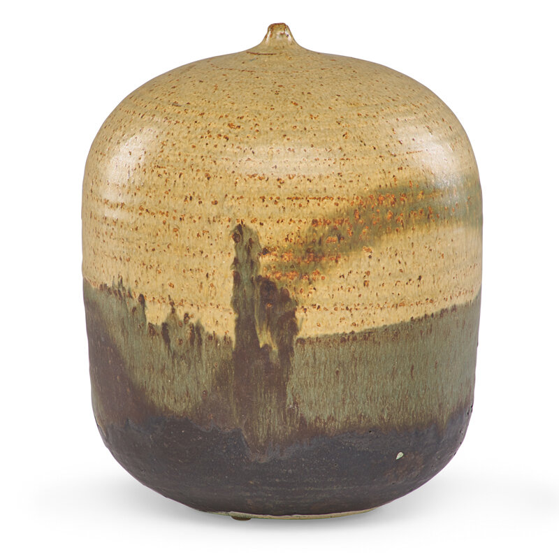 Toshiko Takaezu, ‘Celadon form, USA’, Design/Decorative Art, Glazed stoneware, Rago/Wright/LAMA/Toomey & Co.