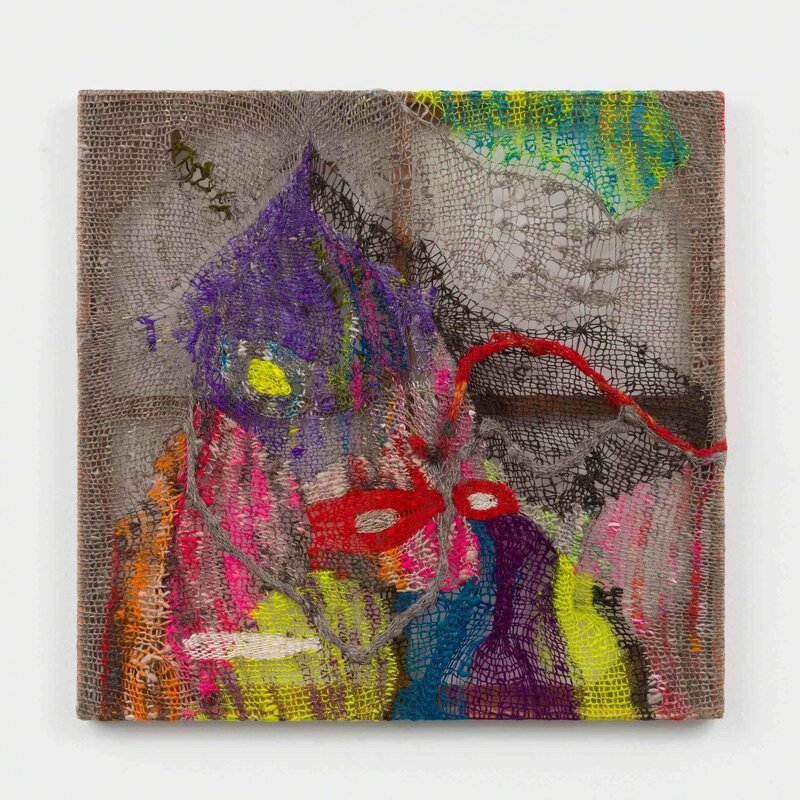 Channing Hansen, ‘M: 6’, 2018, Textile Arts, Hand spun, hand dyed wool; synthetic fibres; and redwood, Stephen Friedman Gallery