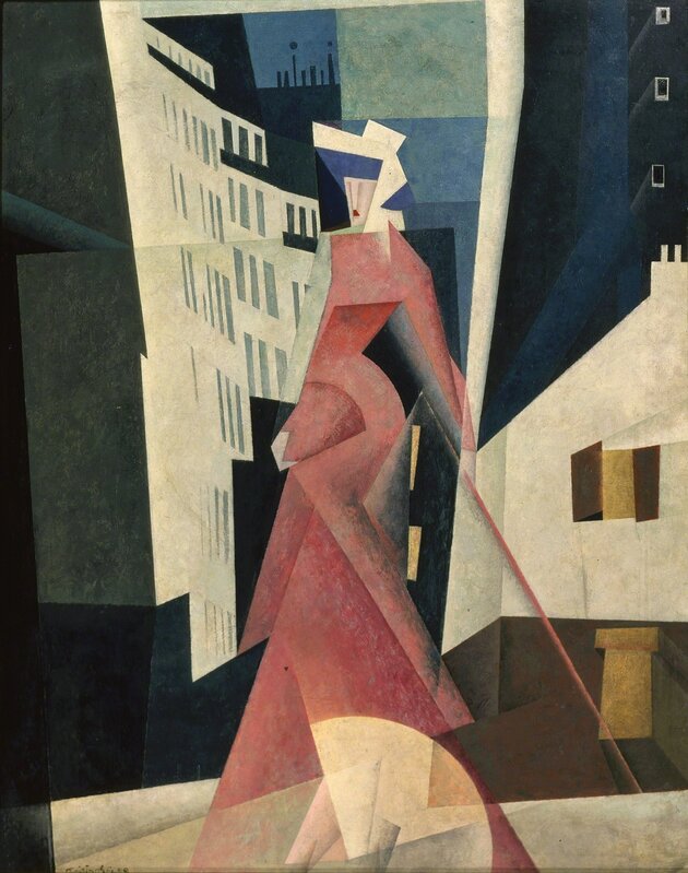 Lyonel Feininger, ‘Woman in Mauve’, 1922, Painting, Art Resource