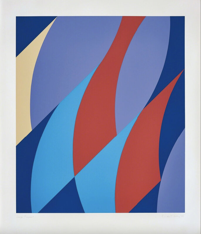 Bridget Riley, ‘Large Fragment’, 2006, Print, Screenprint in colors, on wove paper, Upsilon Gallery