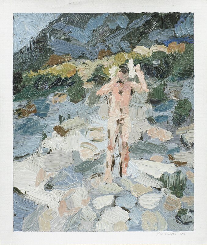 Mia Chaplin, ‘Bather’, 2017, Painting, Oil on linen, WHATIFTHEWORLD