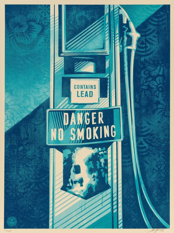 Shepard Fairey, ‘Palace of Power and Danger No Smoking’, 2016, Print, Screenprints in colors on thick speckled cream paper, Heritage Auctions