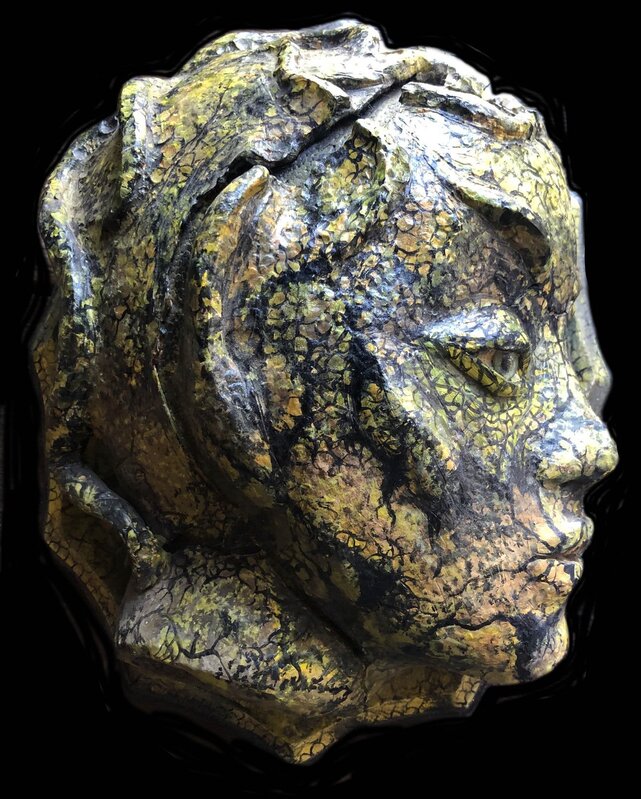 Pamela Mower-Conner, ‘Medusa’, year unknown, Sculpture, Acrylic paint on clay with glass eyes, bG Gallery