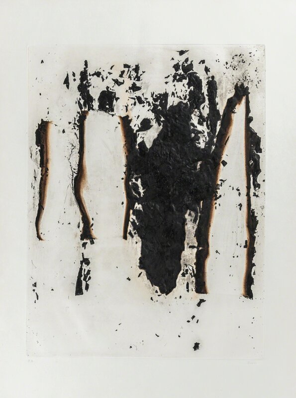 Alberto Burri, ‘Combustione’, 1965, Print, Multiple, etching and aquatint on paper, Martini Studio d'Arte