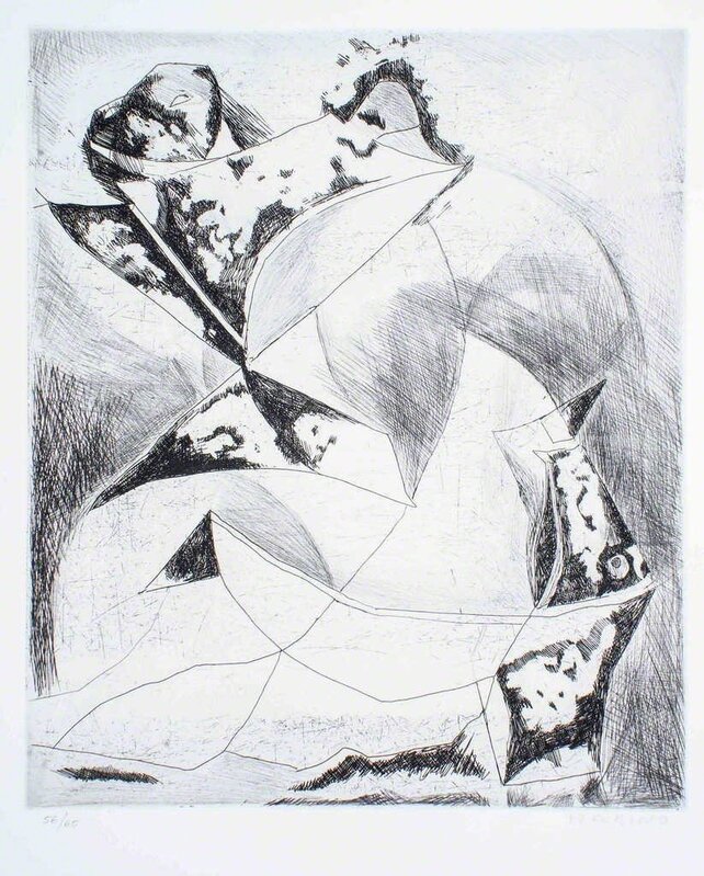 Marino Marini, ‘Composition - II’, 1969, Print, Etching, Wallector