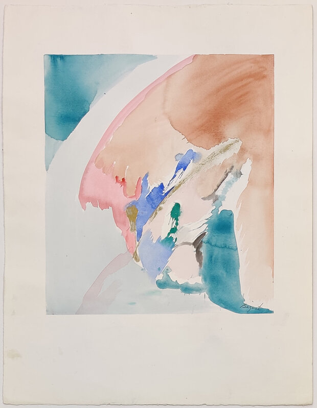 Jane Bazinet, ‘UNTITLED (ABSTRACT WATERCOLOR)’, ca. 1980, Drawing, Collage or other Work on Paper, WATERCOLOR ON PAPER, Gallery Art