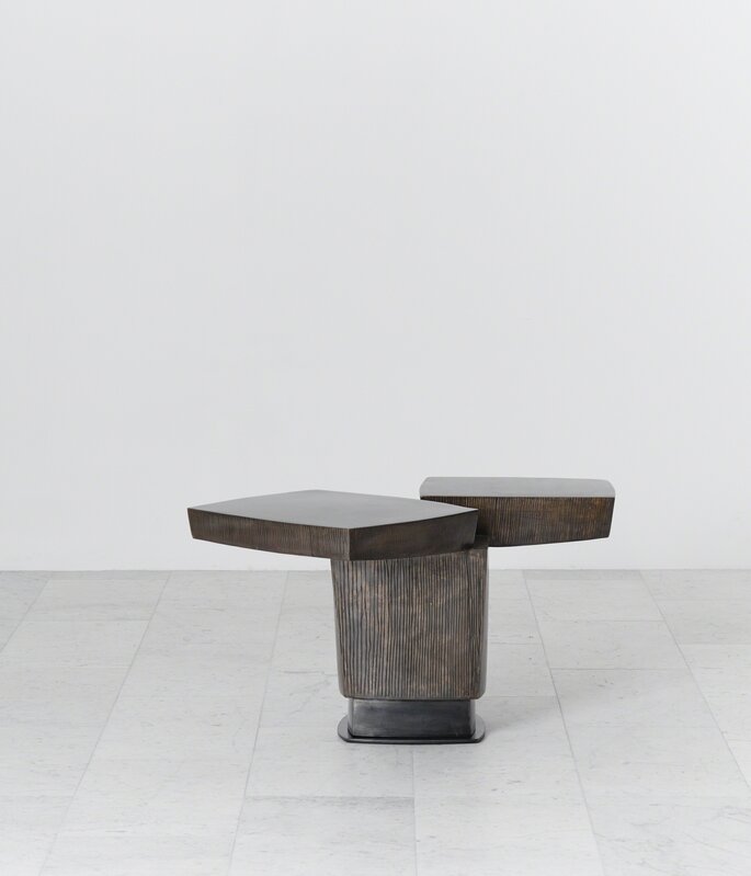 Gary Magakis, ‘Ledges 2 Patined Steel Side Table, USA’, 2016, Design/Decorative Art, Steel, Todd Merrill Studio