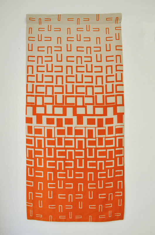 Vera Molnar, ‘U Picture’, 2020, Textile Arts, Woven wool tapestry, Galerie 8+4 / Bernard Chauveau