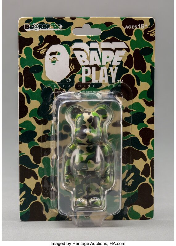 BE@RBRICK X BAPE, ‘Camo 100% (Green)’, 2012, Other, Painted cast vinyl, Heritage Auctions