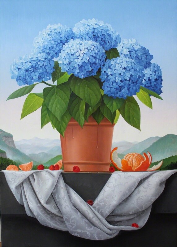 James Aponovich, ‘Hydrangea’, 2014, Painting, Oil on canvas, Clark Gallery