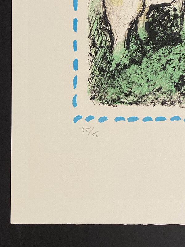 Marc Chagall, ‘Le Nu Bleu’, 1985, Print, Lithograph on Velin d'Arches, Georgetown Frame Shoppe