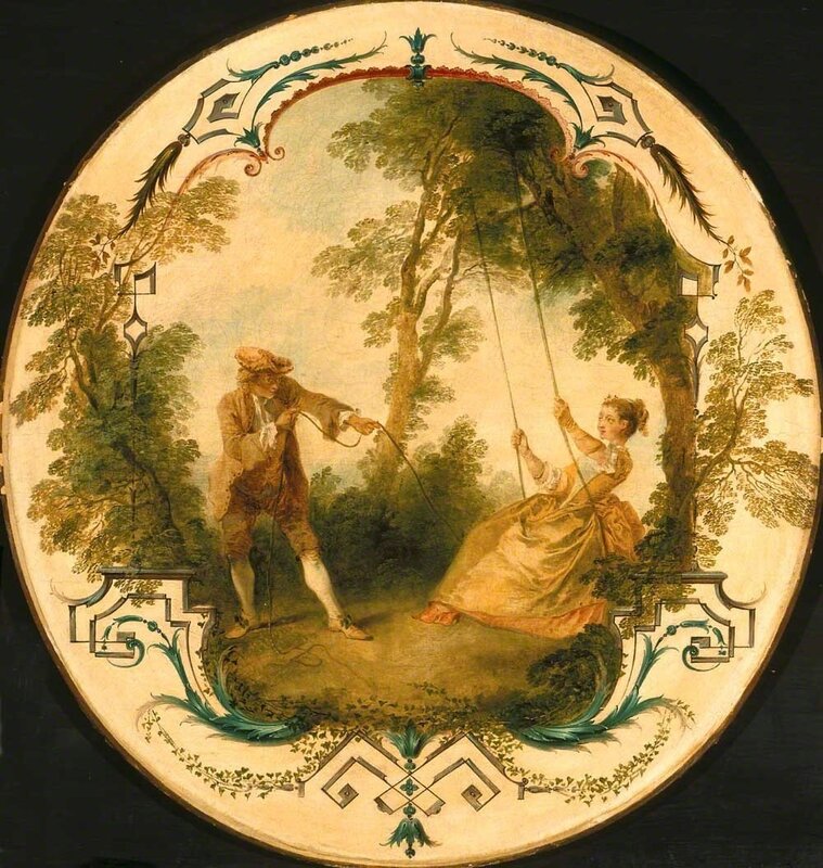 Nicolas Lancret, ‘The Swing’, ca. 1724, Painting, Oil on canvas, Indianapolis Museum of Art at Newfields