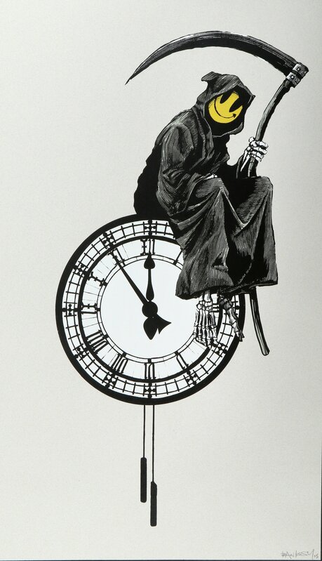 Banksy, ‘Grin Reaper’, 2005, Print, Screenprint in colours, Chiswick Auctions