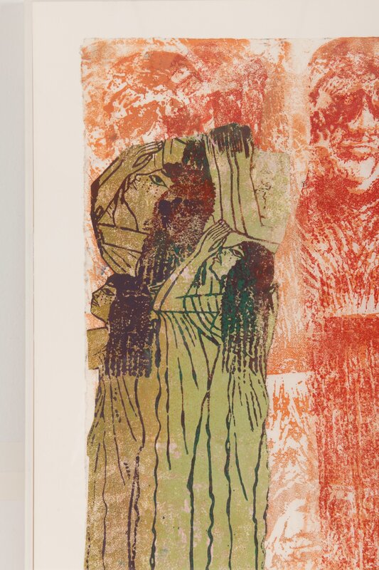 Nancy Spero, ‘Mourning Women’, 1990, Drawing, Collage or other Work on Paper, Hand-printing and collage on paper, Heritage Auctions
