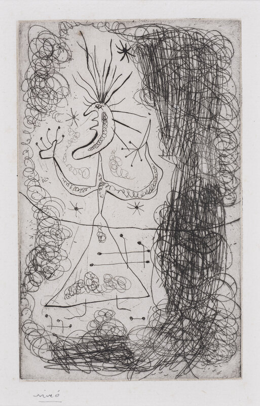 Joan Miró, ‘Untitled (from Stephen Spender’s ‘Fraternity’)’, 1939, Print, Etching on Montval paper, Redfern Gallery Ltd.