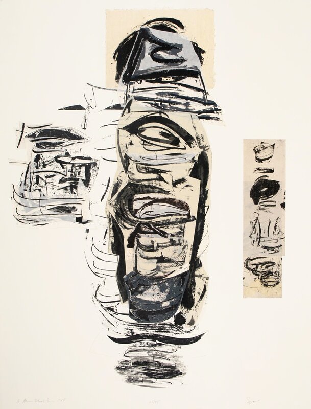 Michael Singer, ‘7 Moon Ritual Series’, 1985, Print, Lithograph in colors with collage on wove paper, Heritage Auctions