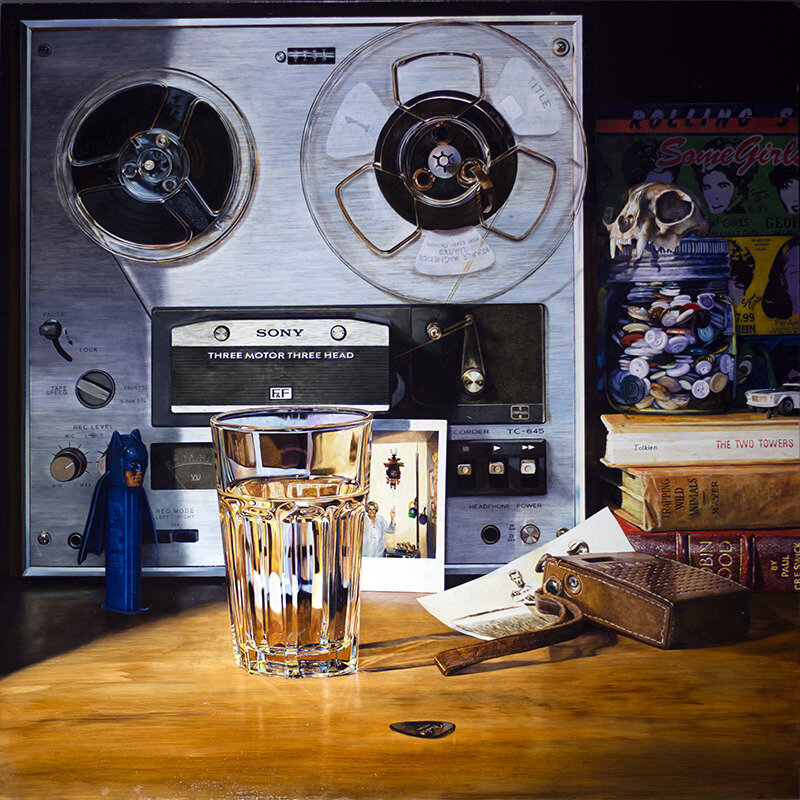 Richard A. Jacobson, ‘For the Record’, 2017, Painting, Oil on panel, Abbozzo Gallery