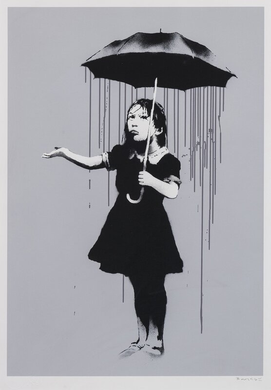 Banksy, ‘Nola (Grey Rain)’, 2008, Print, Screenprint in colours, Forum Auctions