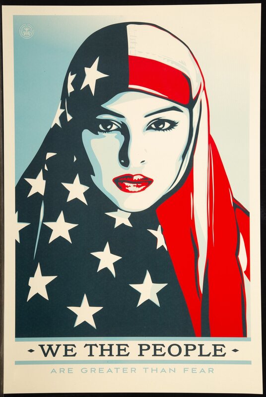 Shepard Fairey, ‘We the People, set of three’, Print, Digital print in colors on paper, Heritage Auctions