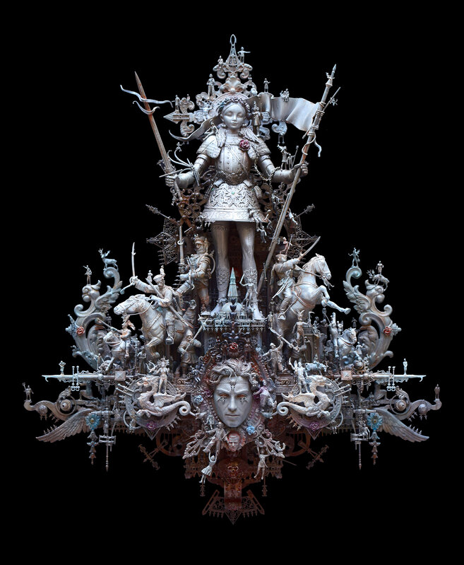 Kris Kuksi, ‘Europa’, 2020, Sculpture, Mixed media assemblage, Joshua Liner Gallery