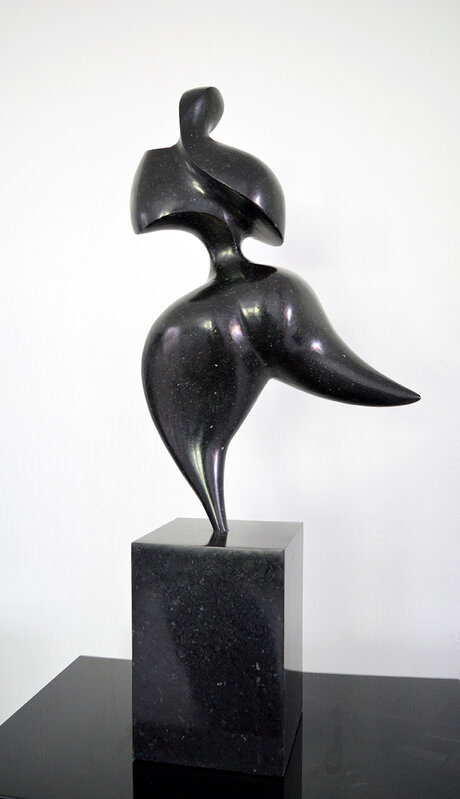 Jeremy Guy, ‘Solstice 6/50 - elegant, female, figurative, engineered granite sculpture’, 2020, Sculpture, Stone, granite, Oeno Gallery