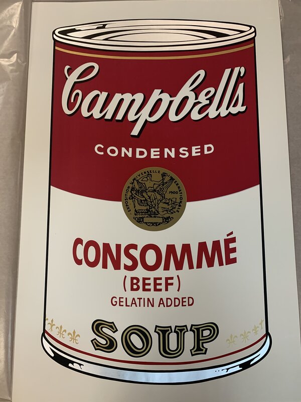 Andy Warhol, ‘Campbell's Soup I: Consomme Beef’, 1968, Print, Screenprint on paper, Coskun Fine Art