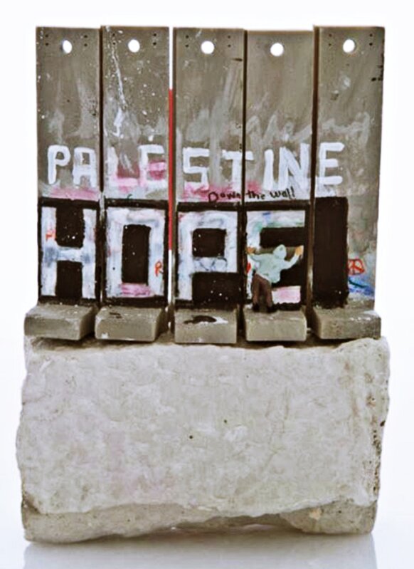 Banksy, ‘Palestine Hope Wall’, 2017, Sculpture, Painted cast resin with separate concrete block base, Alpha 137 Gallery Gallery Auction