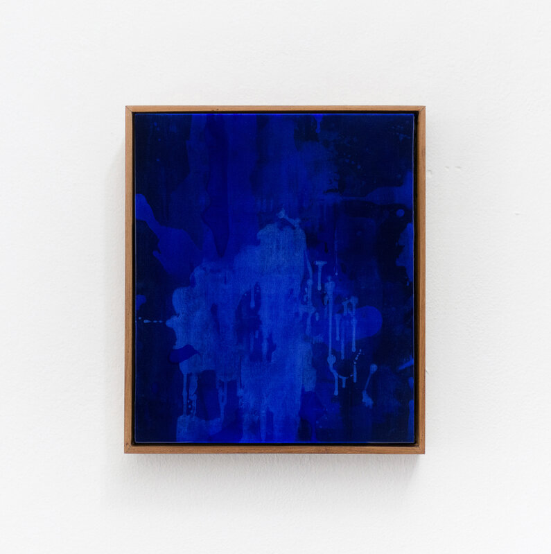 Kitikong Tilokwattanotai, ‘Blue mellowness’, 2020, Painting, Acrylic and laquer on canvas, 193 Gallery