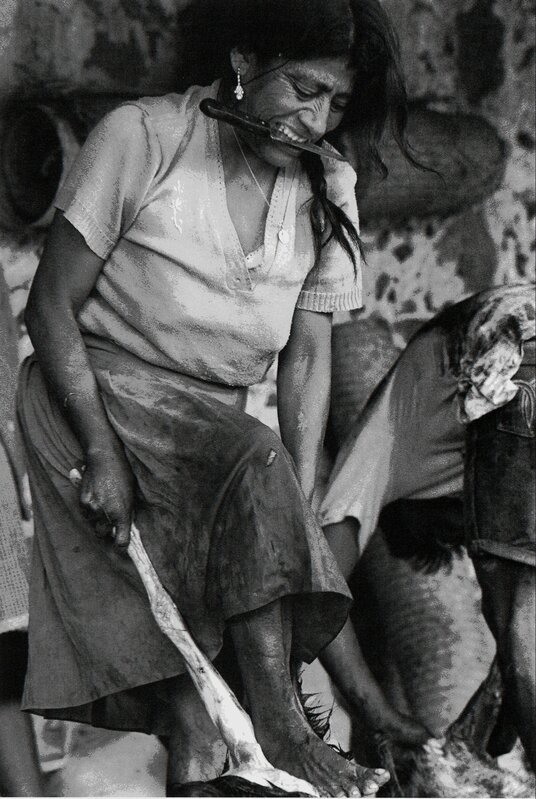 Graciela Iturbide, ‘Carmen, la matanza, La Mixteca’, 1992, Photography, Silver Gelatin Print, ROSEGALLERY
