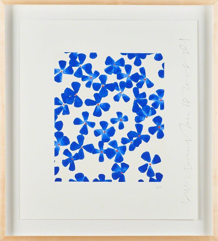 Donald Sultan, ‘Wallflowers’, 2008, Print, Screenprint in colors (framed), Rago/Wright/LAMA/Toomey & Co.