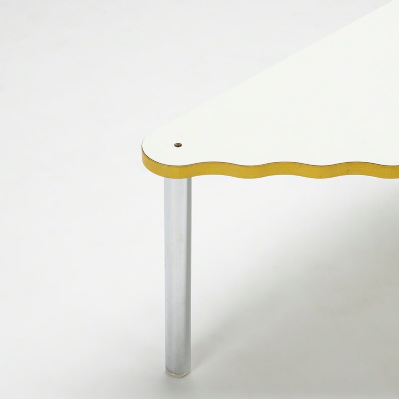 Yrjö Kukkapuro, ‘Experiment coffee table’, 1982, Design/Decorative Art, Laminate over plywood, chrome-plated steel, Rago/Wright/LAMA/Toomey & Co.