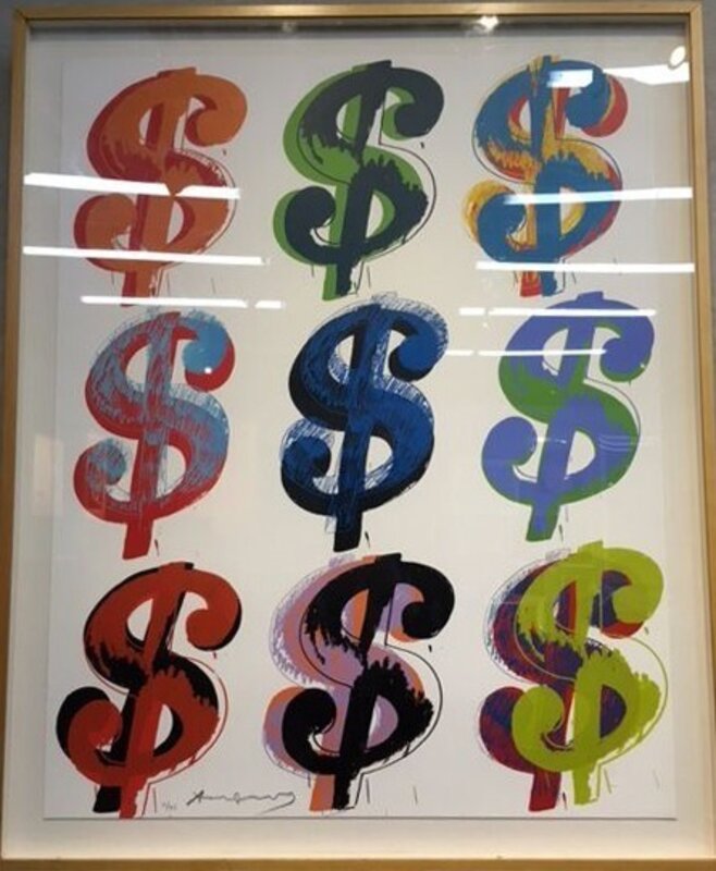 Andy Warhol, ‘Dollar Sign (9) FS II.286’, 1982, Print, Screenprint on Lenox Museum Board., Revolver Gallery