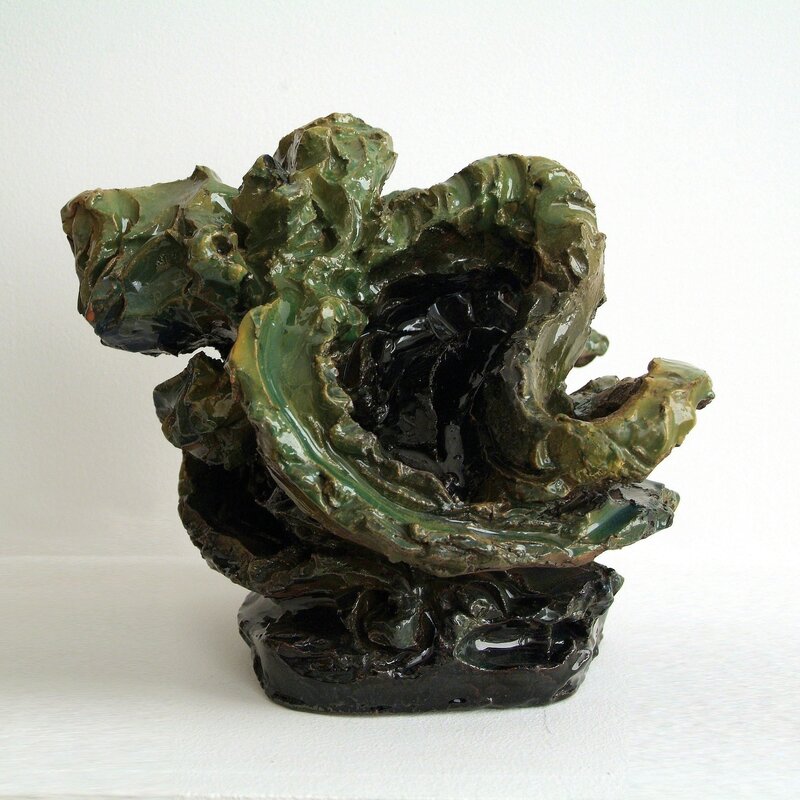 Lucio Fontana, ‘Fondo del Mar’, ca. 1940s, Sculpture, Glazed Ceramic, BFAMI Benefit Auction